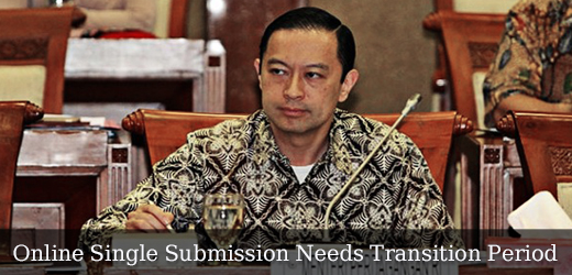 Online Single Submission Needs Transition Period