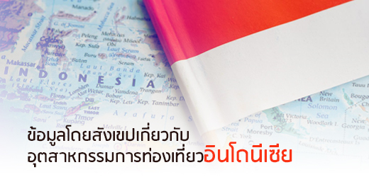 ข้อมูลโดยสังเขปเกี่ยวกับอุตสาหกรรมการท่องเที่ยวอินโดนีเซีย